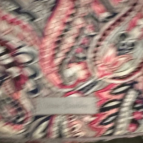 Vera Bradley Pink and Black Paisley Cosmetic Bag/Small Lunch bag - Picture 4 of 6